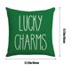 thumbnail image 3 of Decoración del hogar, decoración de habitaciones, decoración de paredes. Fundas de almohada del Día de San Patricio de 43 x 43 cm con tréboles verdes de la suerte, juego de fundas de almohada rectangu, 3 of 6