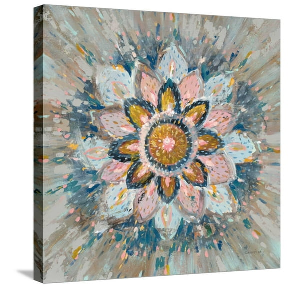 Art.com Spice Mandala Stretched Canvas Print Wall Art by Danhui Nai, 24" x 24"