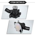 thumbnail image 5 of Unique Bargains Water Pump for Isuzu 6BD1 6BD1T No.1136108190/5136100262/1136108770 with Gasket Kit, 5 of 6