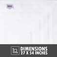 thumbnail image 4 of Premium Brilliant White Bath Towels - Pack of 2 - 27 x 54 inches - Infinitee Xclusives, 4 of 14