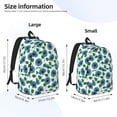 thumbnail image 4 of Balery Blue Sunflowers Vintage Canvas Backpack for Men and Women - Large Capacity, Durable Travel Laptop Bag for School, Work, Hiking, and Outdoor Activities, 4 of 7