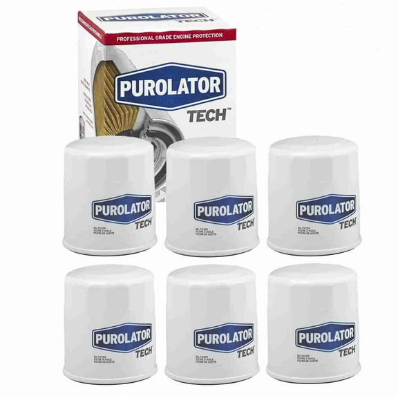 Purolator TECH TL14476 Motor Oil Filter, 6 Pack
