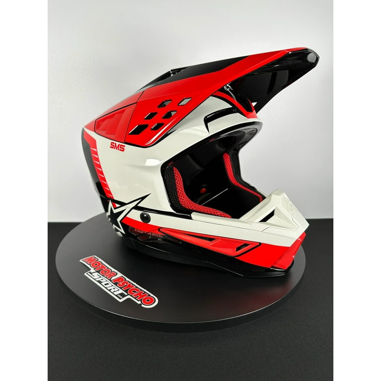 Alpinestars Supertech M5 Beam MX Offroad Helmet Black/Gray/Red XXL