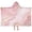 Pink Gold Marble, variant on Pink Gold Marble Pattern Hooded Bath Towel,50"x30" for Ages 3 To 12 Kids, Quick Dry Lightweight Soft Microfiber Hood Beach Towel Cover Up for Kids