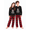 Black JOY, variant on Christmas Pajamas Family Matching Sets, Xmas T-shirt Tops+Plaid Pants Set Sleepwear Pjs Jammies for Couples/Women/Men