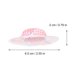 thumbnail image 4 of 12 piezas Mini sombrero muñeca miniatura sombrero de rayas sombrero de sol accesorio de ropa de muñeca, 4 of 6
