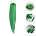 thumbnail image 3 of Minkissy 12pcs Realistic Okra Model for Artificial Vegetable Decorations, 3 of 8