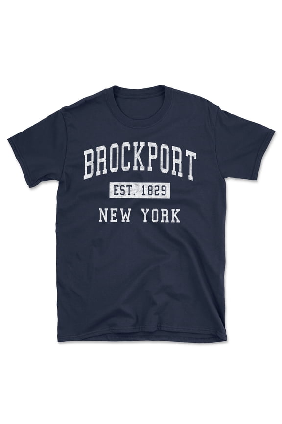 Brockport New York Classic Established Men's Cotton T-Shirt