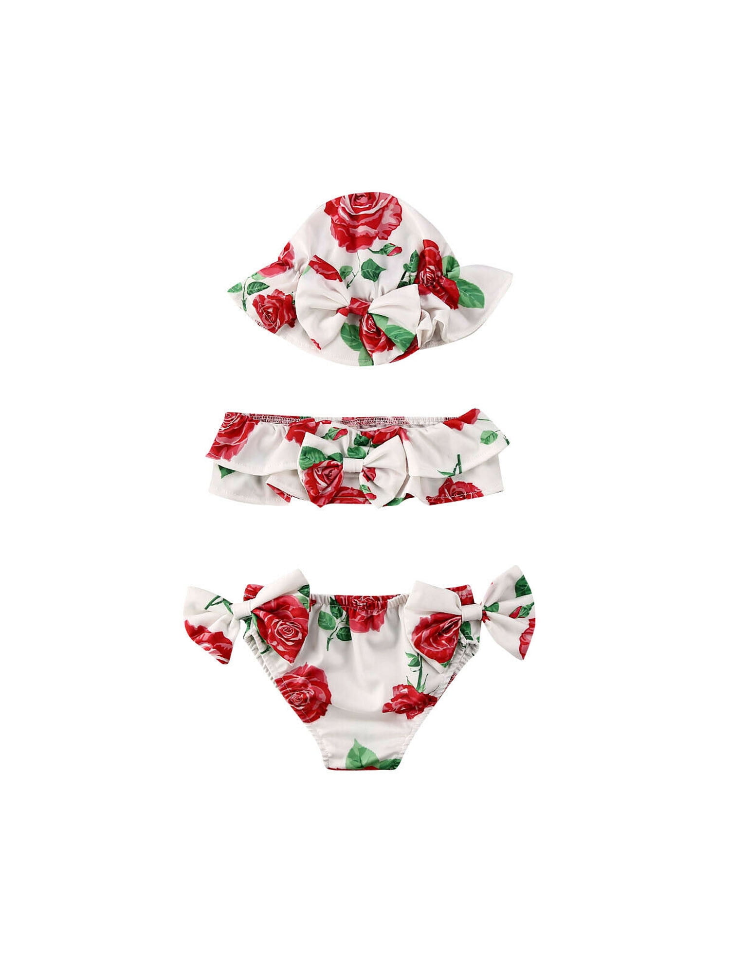 strawberry swimsuit baby