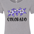 thumbnail image 4 of Inktastic Colorado Columbine Flowers Women's T-Shirt, 4 of 5