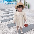 thumbnail image 2 of Girls Cotton Roll Neck Dress 2-7Y Toddler Girl Skin-Friendly Long Sleeved Dresses Spring Leisure Dress for Children Girl, 2 of 9