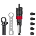 thumbnail image 1 of Cordless Riveting Machine Kit 2.4mm/3.2mm/4.0mm/4.8mm/6.4mm Insert Nut Riveting Tools Industrial Electric Rivet Adapter, 1 of 5