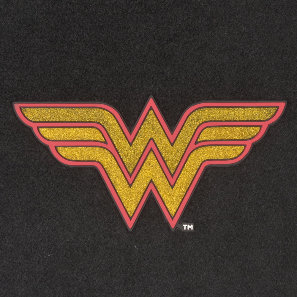 Warner Brothers DC Comics Classic Wonder Woman Licensed Auto Carpet Floor Mats, Universal Fit 4PC Set Front & Rear for Car Truck Van SUV