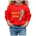thumbnail image 3 of TIWEKE Chandails en Molleton Filles Rentrée des Classes Mode Manches Longues Hauts Confortables pour Enfants Motifs Dessin Animé Décontractés Vêtements d'Hiver Chauds, Taille 3-4 Ans, 3 of 5