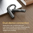 thumbnail image 5 of Bluetooth Headset with Dual-Mic Noise Canceling, 48H Talk Time, V5.4, Trucker Headset Bluetooth Wireless Earpiece for Cell Phones, Office, Driving, 5 of 9