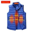 thumbnail image 4 of Herrnalise Outdoor Warm Clothing Heated For Riding Skiing Fishing Charging Via Heated Coat With Pocket Blue, 4 of 4