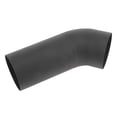 thumbnail image 1 of Codo de Mandril de 2.99″ OD 45° Longitud de 6 pulgadas T201 Tubería de Escape Granallado L Tubería Extendida para Soldadura Pasamanos de Escalera HVAC Negro, 1 of 7