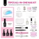 thumbnail image 5 of Kit de esmaltes de uñas en gel Beetles Gel con luz UV, 45 colores, 75 unidades, 5 of 7