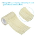 thumbnail image 3 of Uxcell Wood Grain Repair Tape 4"X30', Self Adhesive Realistic Textured Repair Tape Patch, Grey Oak, 3 of 5