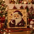 thumbnail image 3 of 2027 Christmas DIY Pearl Art Painting with Frame(Cute Santa Claus) | Special Shaped 3D Textured Big Gem Art Diamond Painting 20x20cm with Frame, Home Wall Decor Gift for Beginners Women Adults, 3 of 14