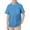 Blue, variant on TBWNWG Boys Tops Boys Mesh T Shirts Short Sleeve Plain Top Tees for Kids Crew Neck T Shirt with Pocket for Outdoor Activities,Size 5-6 Years