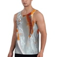 thumbnail image 2 of Picia Koi Fish Water Printed Men’s Performance Tank, Men's Workout Tank Top Moisture-Wicking Tank Top Muscle tee, Breathable Workout Shirt-Medium, 2 of 7