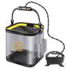 Cubo De Pesca Caja De Pesca De 7L/12L, Herramientas De Engranajes Multifuncionales, Plegable, Transparente Para Pescadores Tmvgtek Para Estrenar