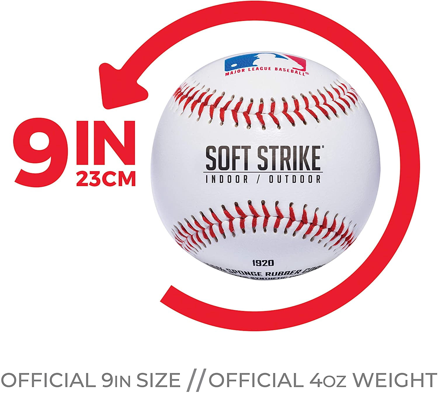 Franklin Sports Sof-T-Ball Baseball 1920D12