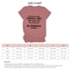 thumbnail image 4 of Camiseta con el alfabeto para mujer con cita original, cuello redondo, mangas cortas, letras en oro rosa sobre negro, camiseta XXL Favorite Child, 4 of 4