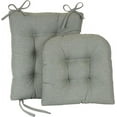 thumbnail image 5 of Klear Vu Gripper Non-Slip Omega 2-Piece Rocking Chair Cushion Set, Spa, 5 of 6