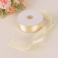 thumbnail image 2 of Efavormart 50 Yards 1.5" Satin Ribbon For Gift Package Wrapping, Hair Bow Clips & Accessories Making Crafting Wedding Decoration-Ivory, 2 of 5