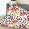 thumbnail image 6 of Pofeuu Christmas Cute Pigs Print Ultra-Soft Micro Fleece Blanket,for Bed Or Sofa,All Season Throw Blankets Flannel Blanket-80"x60", 6 of 7