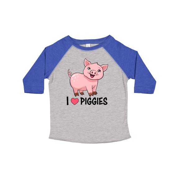Inktastic I Love Piggies Cute Pig Boys or Girls Toddler T-Shirt