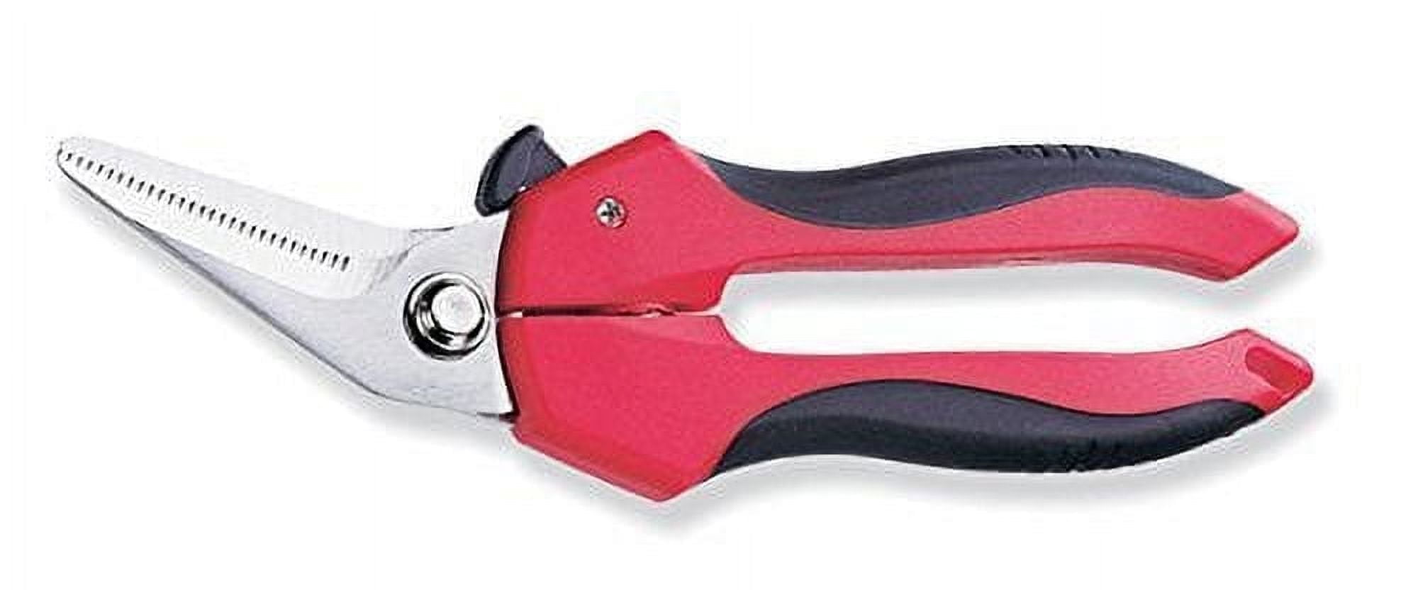 Ascend Tools 8 inch Heavy Duty Professional Spring Loaded Multipurpose Angled Edge Shears