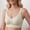 Light Green, variant on Women's Wireless Seamless Satin Bra, Unlined Lift & Support, Side Coverage, Breathable Comfort Everyday Bra Beige XXL
