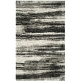 thumbnail image 3 of SAFAVIEH Retro Chantel Abstract Area Rug, Dark Grey/Light Grey, 8' x 8' Round, 3 of 9