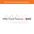thumbnail image 2 of MAX Advanced Brakes - Front Brake Kit For 1995 Ford Taurus| Carbon Ceramic Brake Pad and Rotor Kit| Daily Driving OE Replacement Brake Rotors, 2 of 9