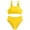 Yellow, variant on Gubotare Girls Swimsuit Two Piece Girls Rash Guard Swimsuit 2 Piece Bathing Suit Summer Beach Swimwear (Yellow,10-12 Years)
