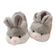 thumbnail image 1 of WDOplteas Lindas pantuflas conejo con puntera cerrada acogedoras para hombres y mujeres (gris S 35-38), 1 of 9