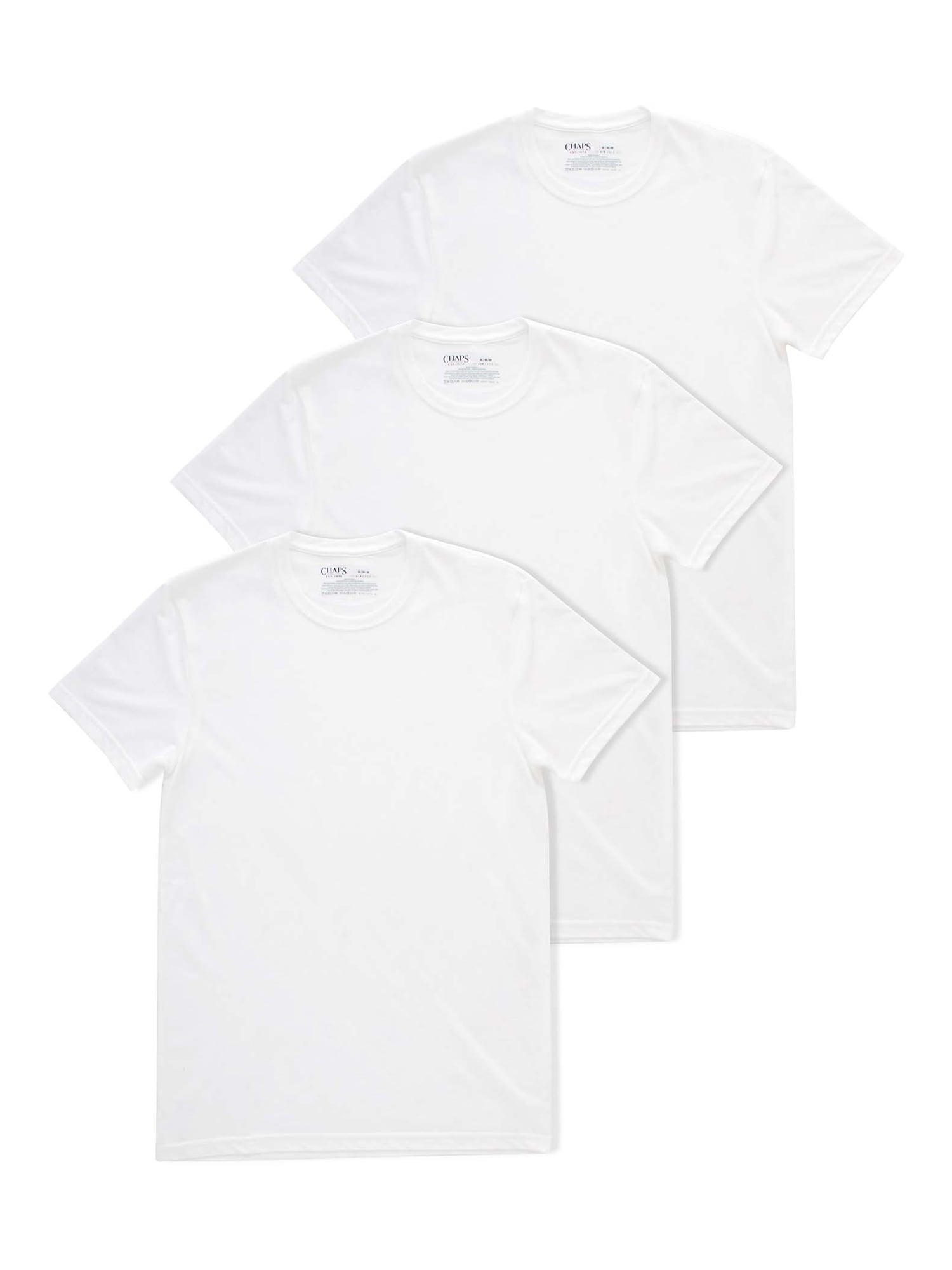 Chaps Men's Crew T-Shirt, 3 Pack 