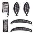 thumbnail image 1 of EeaseCA 6 Pcs Pinces à Cheveux Banane Queue de Poisson Peignes à Cheveux Accessoires Rétro pour Femmes, 1 of 7