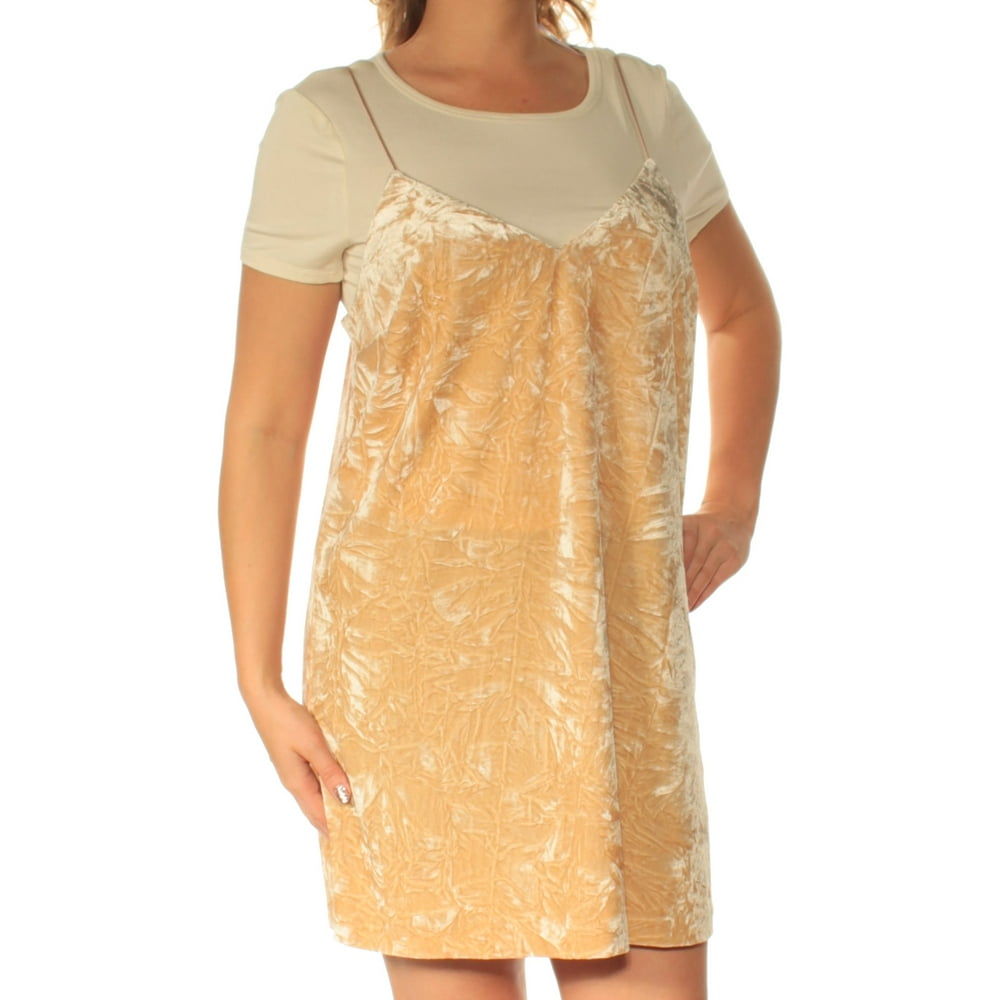 spaghetti dress with undershirt