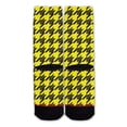 thumbnail image 2 of Function - Yellow Houndstooth Fashion Socks, 2 of 3