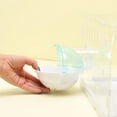 thumbnail image 2 of Greeniant Bañera para hámster, fácil de cuidar, Adorable, hecha de ABS, casa transpirable para hámsteres, tamaño compacto Suministros de alimentación y agua para mascotas rosa, 2 of 6
