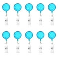 thumbnail image 1 of WREESH Porte-Badge Rétractable 10 Pcs Porte-Badge Porte-Cartes d'Identité à Rouleau 10 Couleurs, 1 of 1