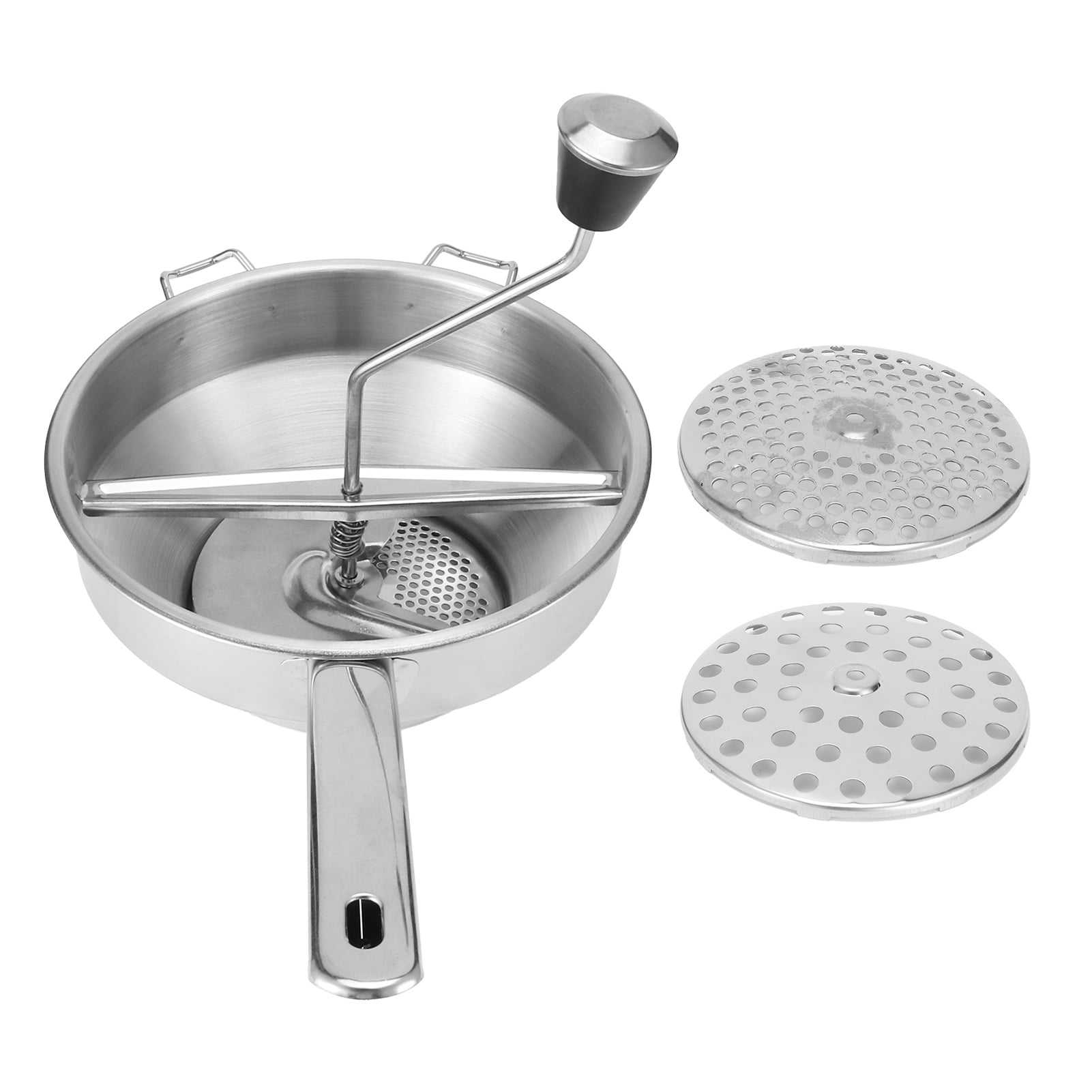 Moulin à Légumes Inox YEITBY 1,9L - 3 Disques Pour Purées, Soupes, Confitures