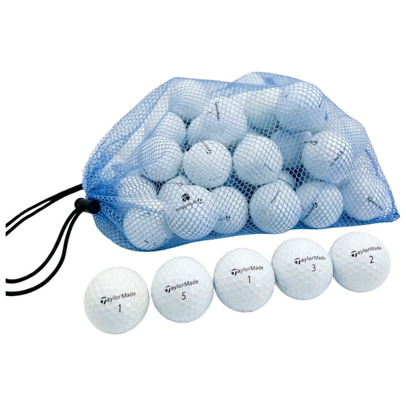 Pre-Owned Clean Green Golf Balls 48 Golf Ball Pack - TaylorMade TP5, TP5x Mix - As Seen on Shark Tank