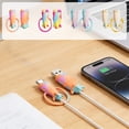 thumbnail image 1 of Jiaeri Silicone Charging Cable Protector, Cord Organizer Case,Anti-Break Data Cable Cover,Winding Cable Storage Holder for Phone Charger,Desk Cable Management Accessory, 1 of 7