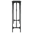 thumbnail image 5 of vidaXL Industrial Storage Engineered Wood Console Table, Black, 5 of 10