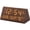 Brown - Date & Day, variant on Wooden Digital Alarm Clock with Date Week USB Port Temperature Dimmer Adjustable Volume Auto DST for Bedroom Office Home Decor